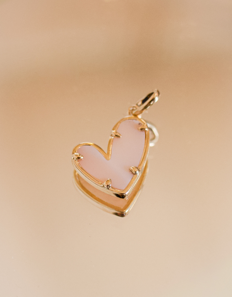 KJC - Ali Mother of Pearl Heart Charm