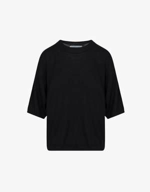 SPRWMN Boxy T-Shirt in Black