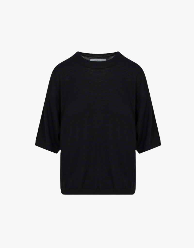 SPRWMN Boxy T-Shirt in Black