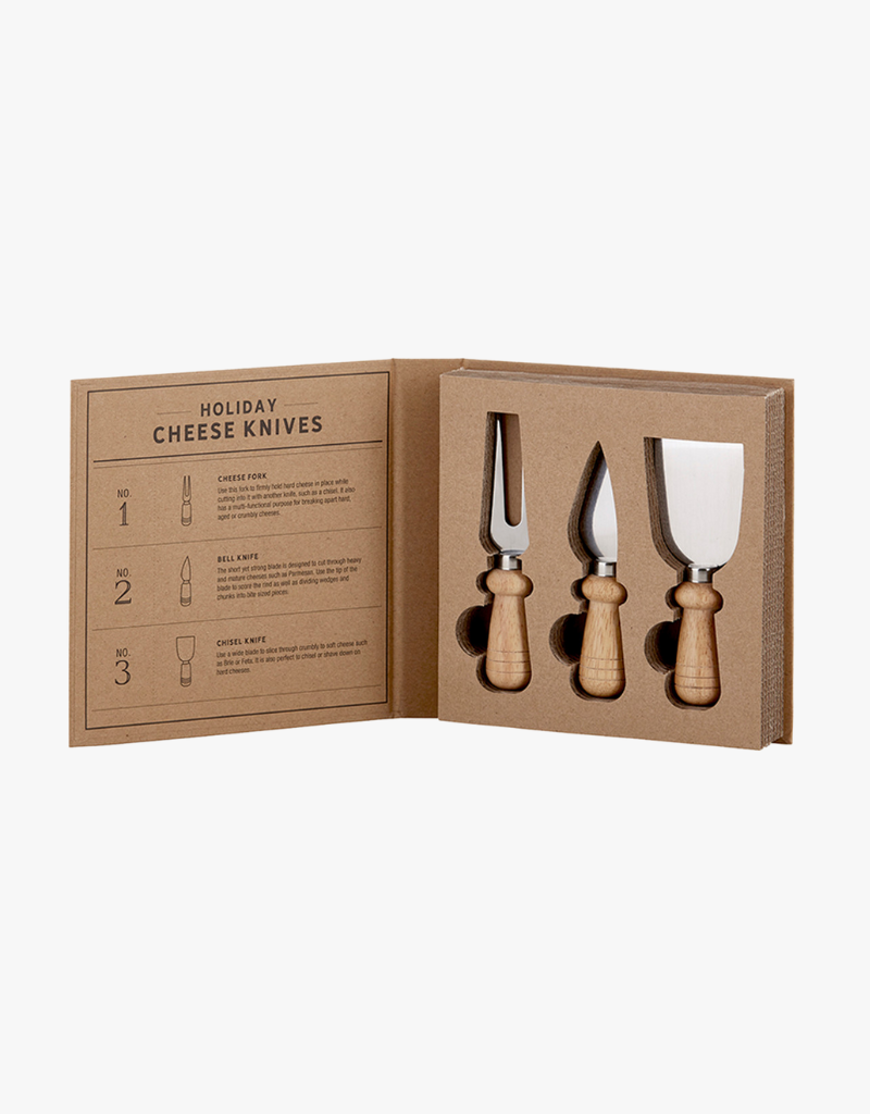 Santa Barbara Design Holiday Cheese Knives Book Box
