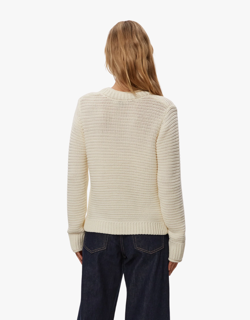 Michael Stars Linda V Neck Pullover in Ivory