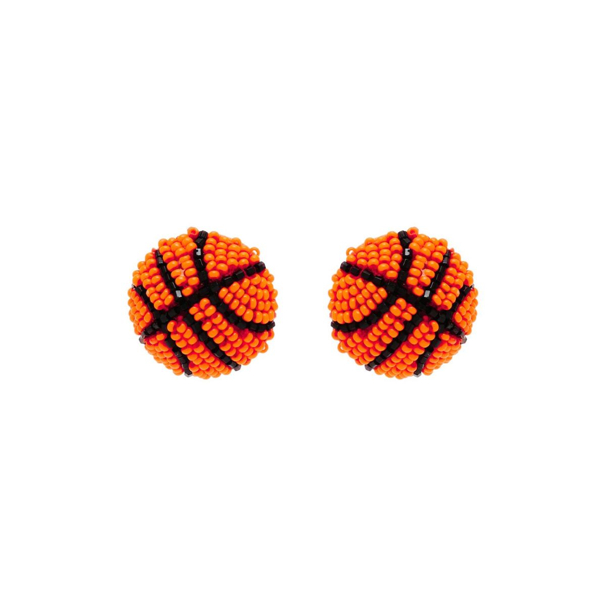 Mignonne Gavigan Basketball Studs in Orange Multi