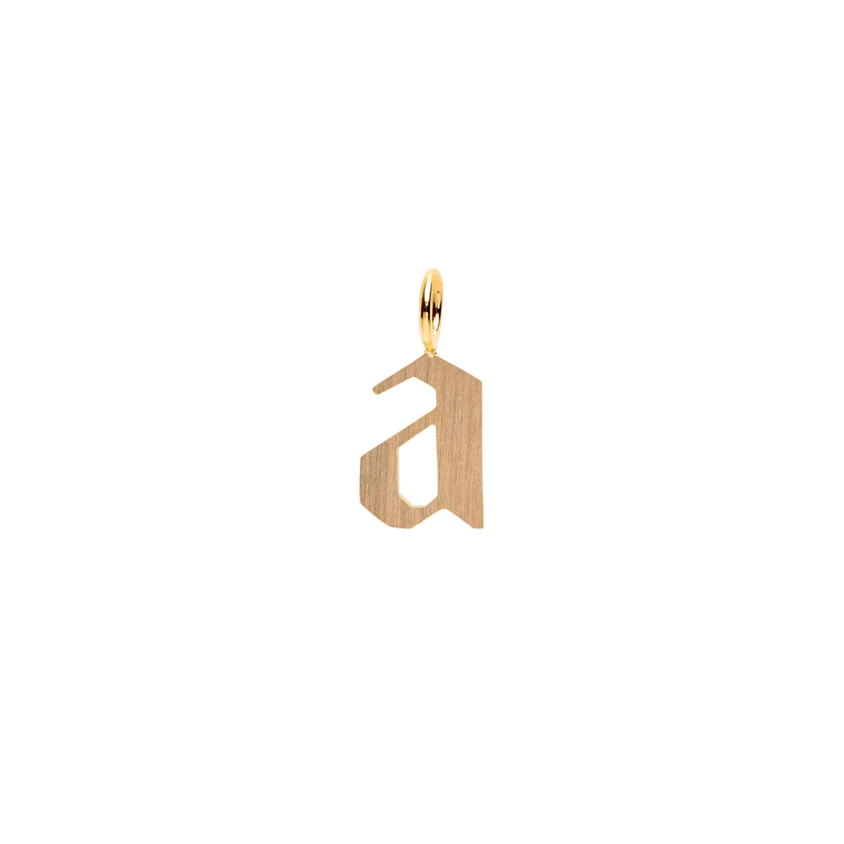 Bridget King Alphabet Pendant in Rose Gold
