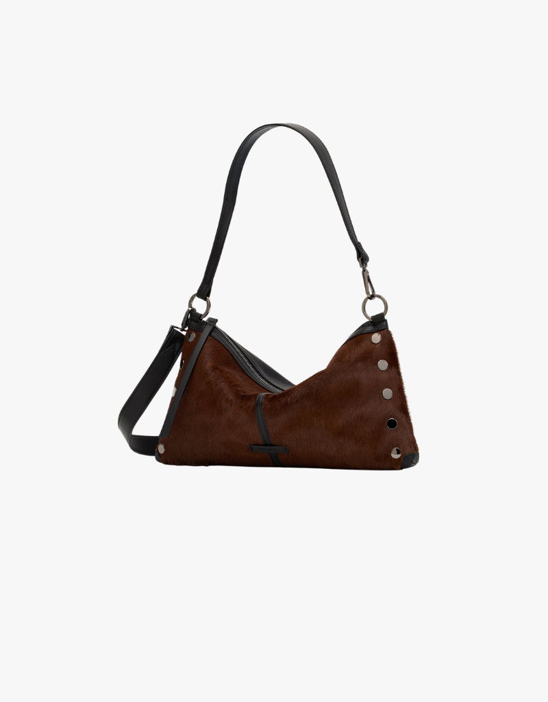 Hammit Kyle Medium in Calf Hair & Gunmetal