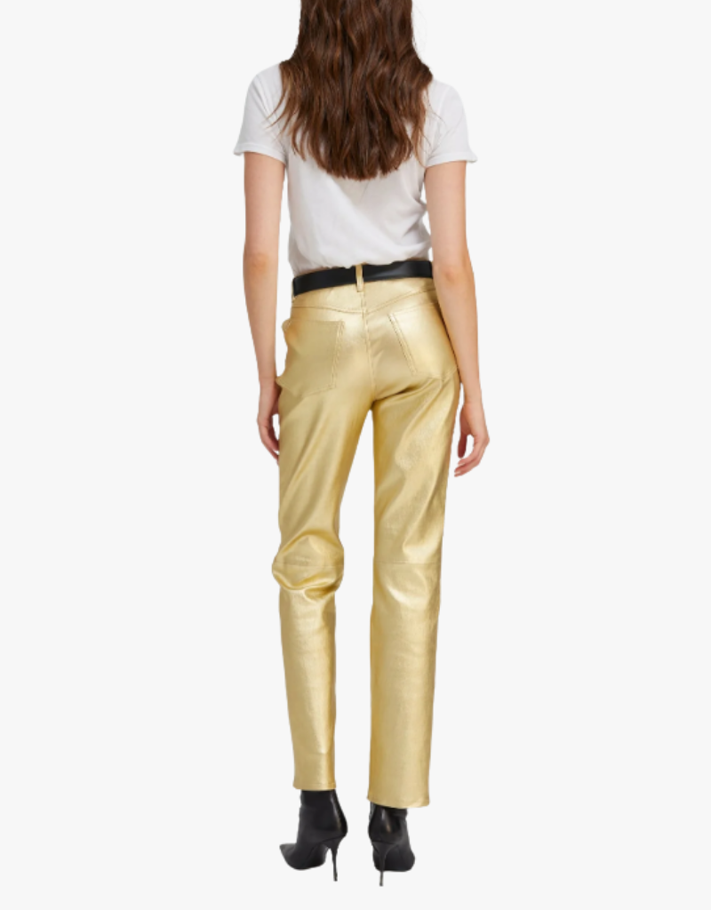 SPRWMN 5 Pocket Slim Straight in Gold