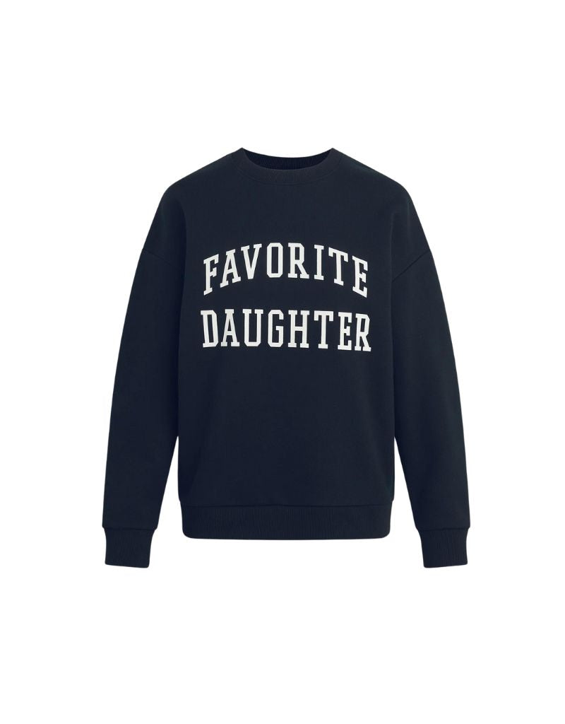 Favorite Daughter Collegiate Sweatshirt in Navy