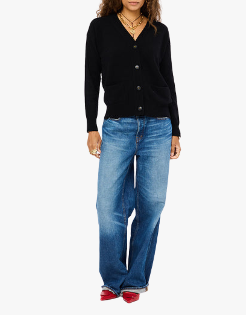 Kerri Rosenthal Jackie Cardigan in Black