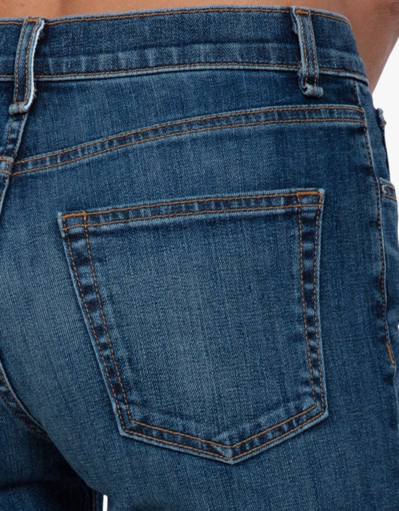 ASKK NY Crop Wide Leg Jeans in Chevelle