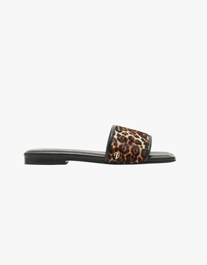Anine Bing Ria Slides in Leopard