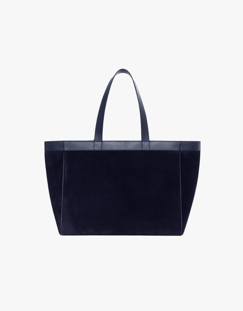 Anine Bing Medium Rio Tote in Navy Suede