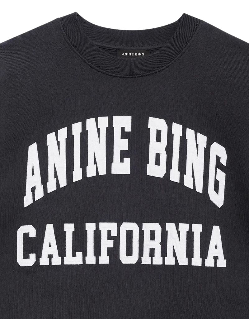 Anine Bing Miles Sweatshirt Anine Bing in Vintage Black