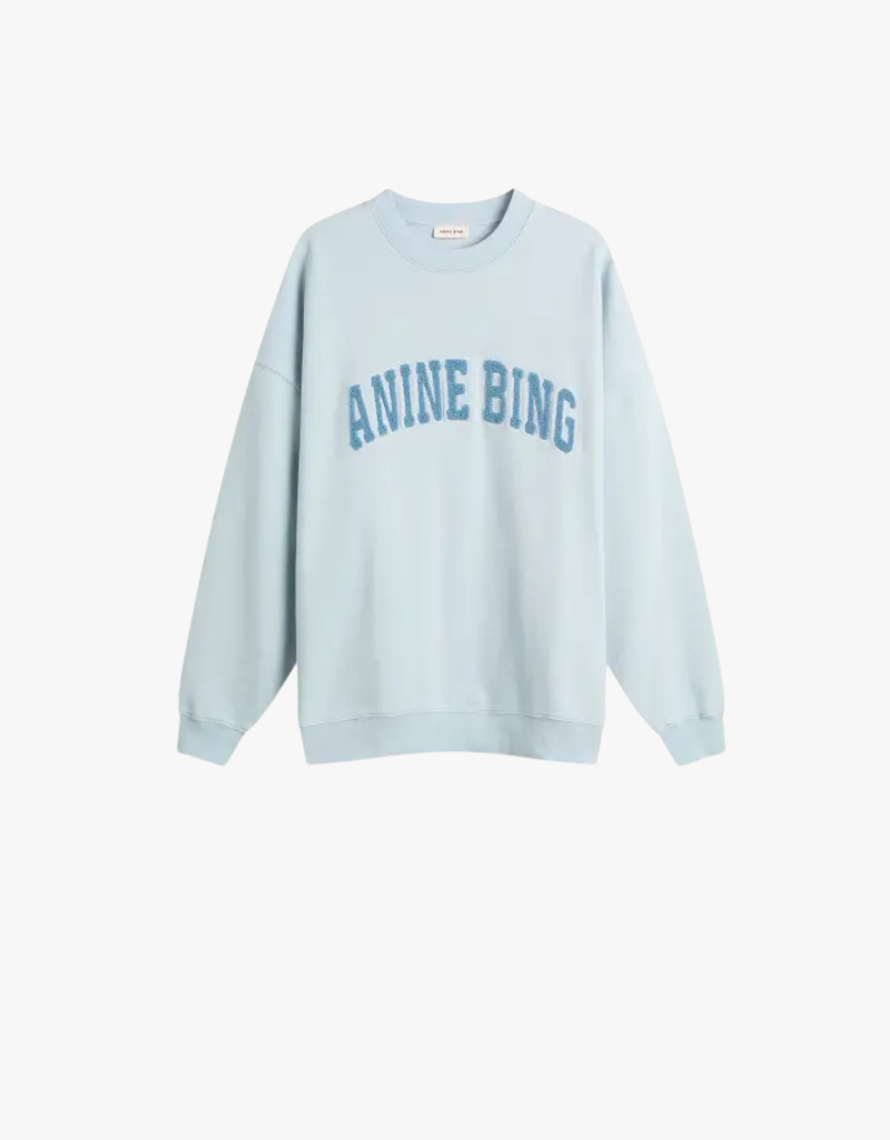 Anine Bing Miles Sweatshirt in Light Blue