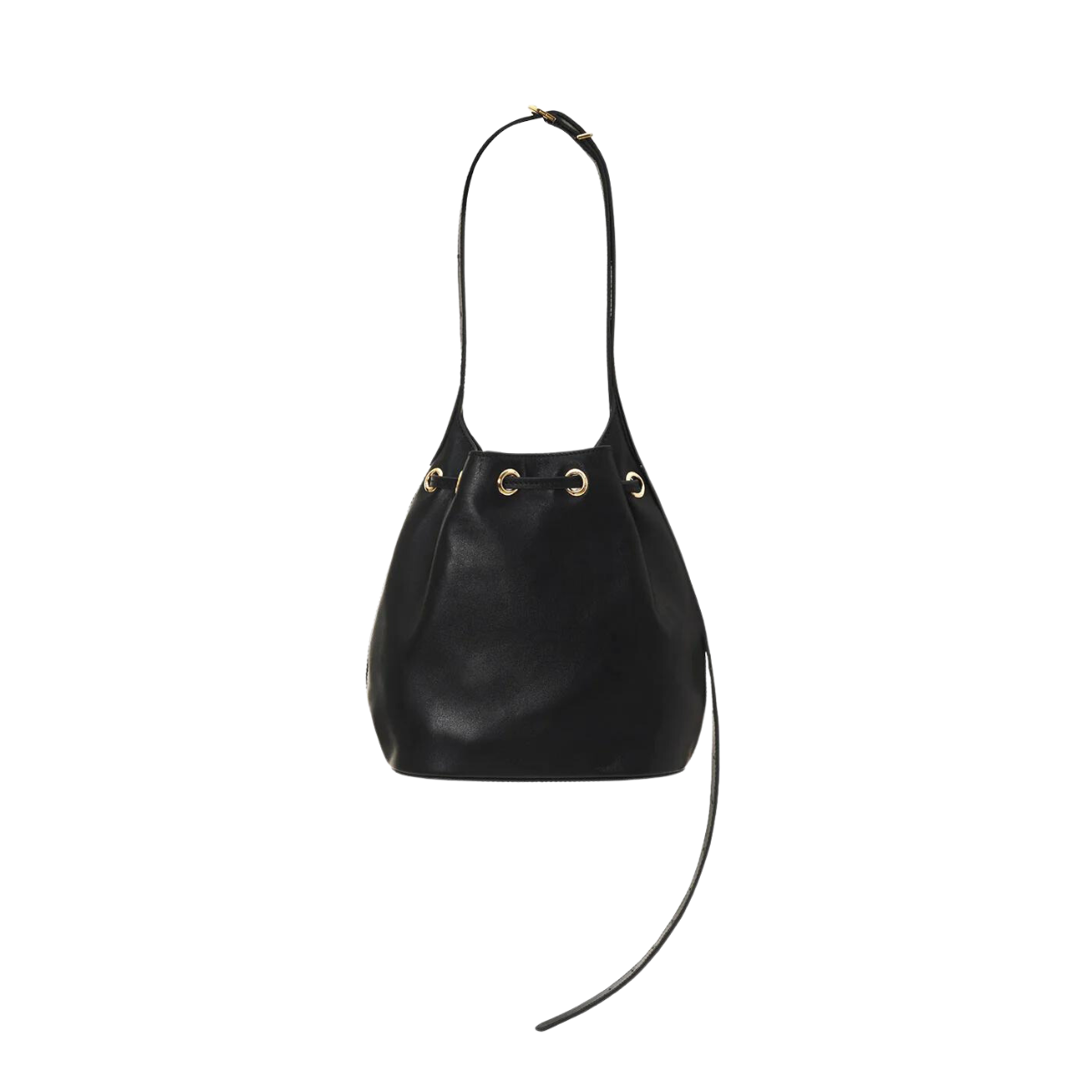 Anine Bing Mini Alana Bucket Bag in Black
