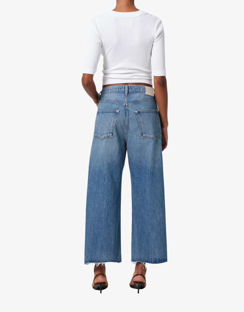Citizens of Humanity Ayla Raw Hem Crop Jean in Solano