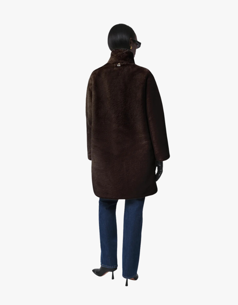 Apparis Blair Coat in Espresso