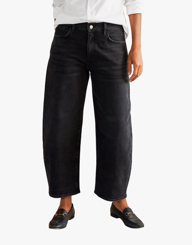 Frank & Eileen Brennan Barrel Jean in Black
