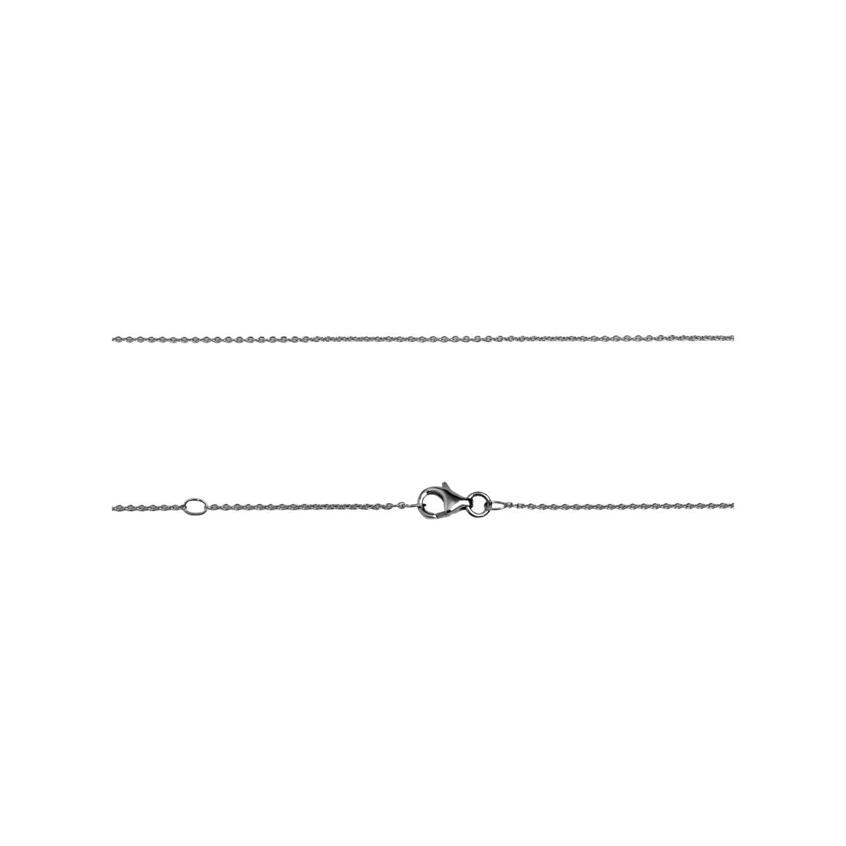 Bridget King Mini Link Adjustable Chain in Oxidized Sterling Silver
