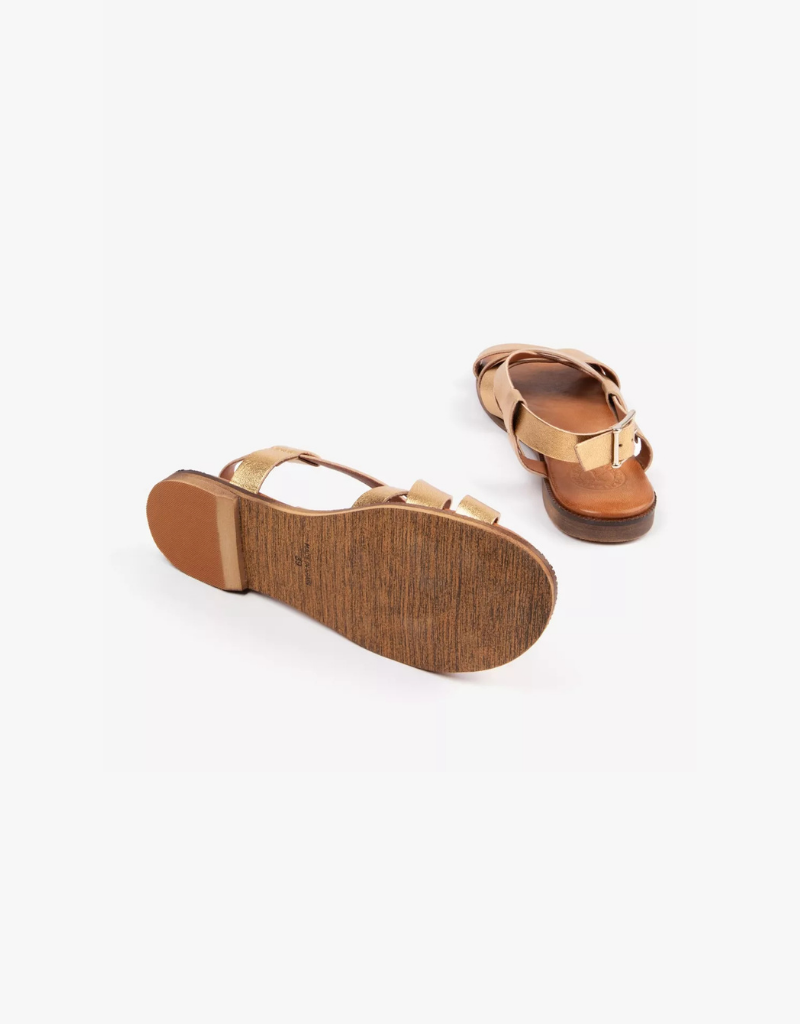 Penelope Chilvers Buttercup Leather Sandal in Tan