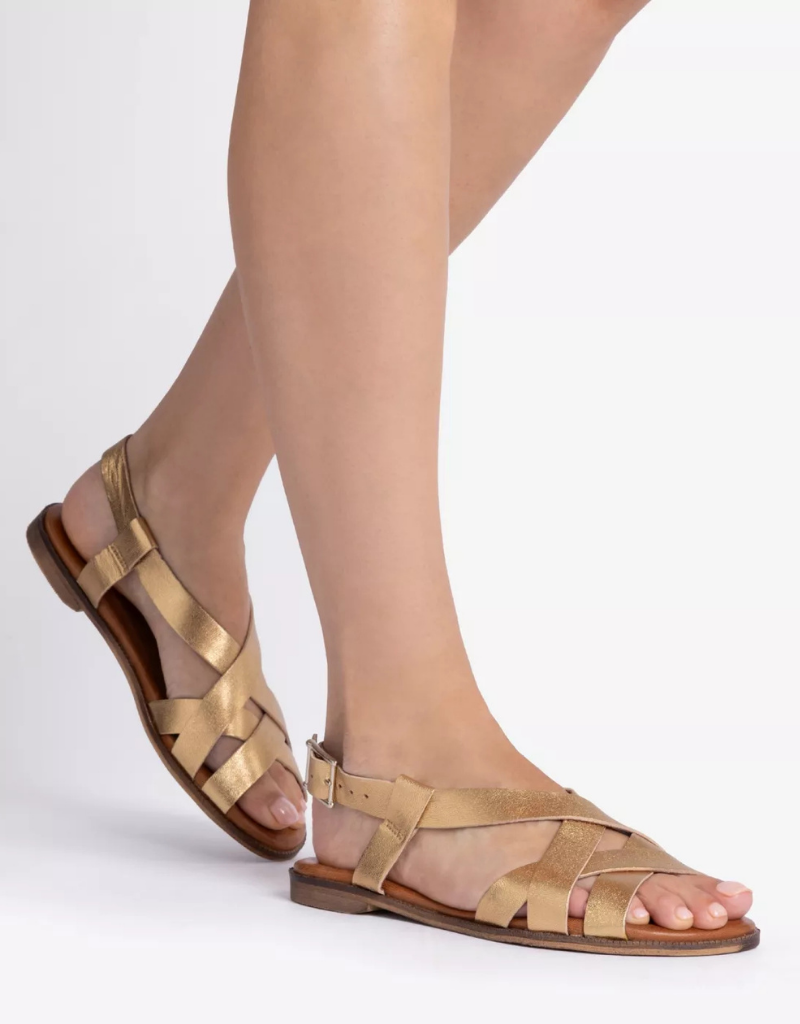 Penelope Chilvers Buttercup Leather Sandal in Tan