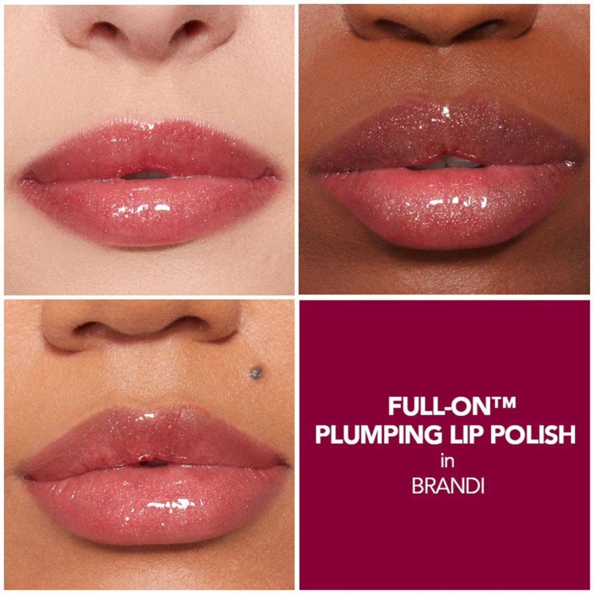 Buxom Full-On Plumping Lip Polish in Brandi