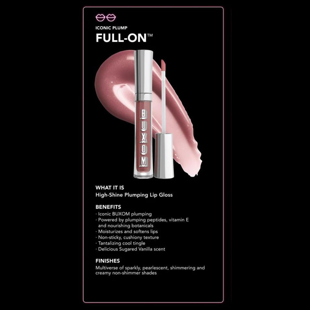 Buxom Full-On Plumping Lip Polish in White Russian Sparkle