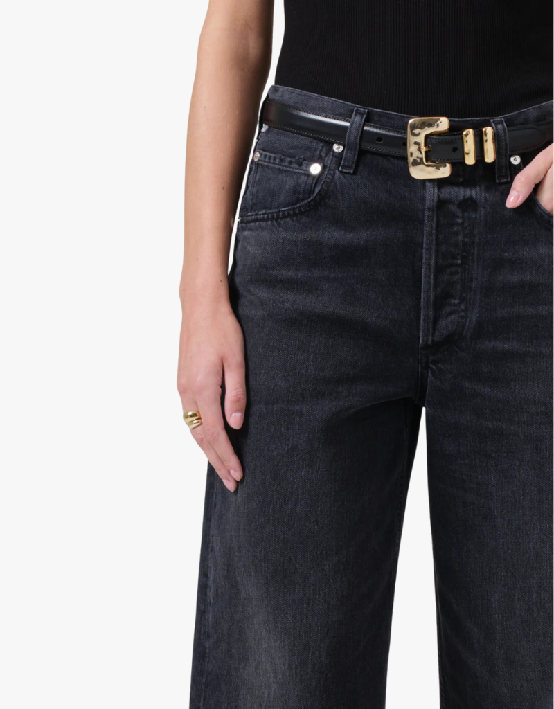 Black Ayla Raw Hem Cropped Jeans by Citizens of Humanity Black Ayla Raw Hem Cropped Jeans by Citizens of Humanity