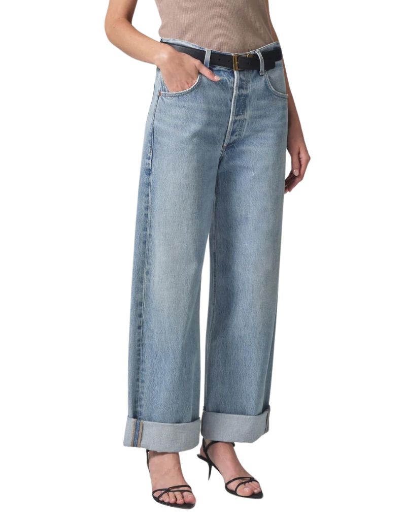 Citizens of Humanity Ayla Baggy Crop Jean in Skylights