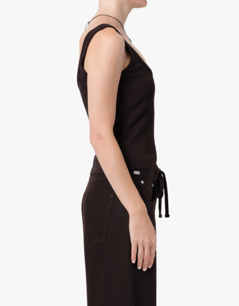 Citizens of Humanity Faye Tank in Chocolate