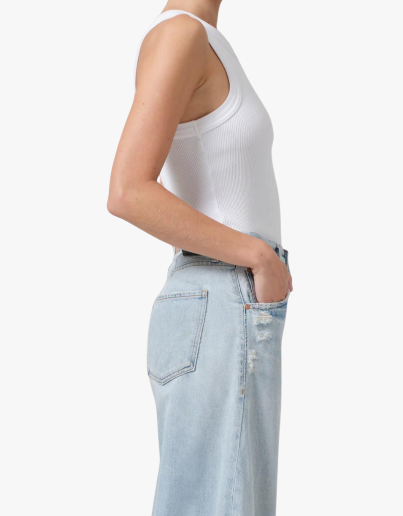 Citizens of Humanity Isabel Rib Tank Top in White
