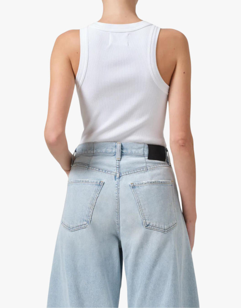 Citizens of Humanity Isabel Rib Tank Top in White