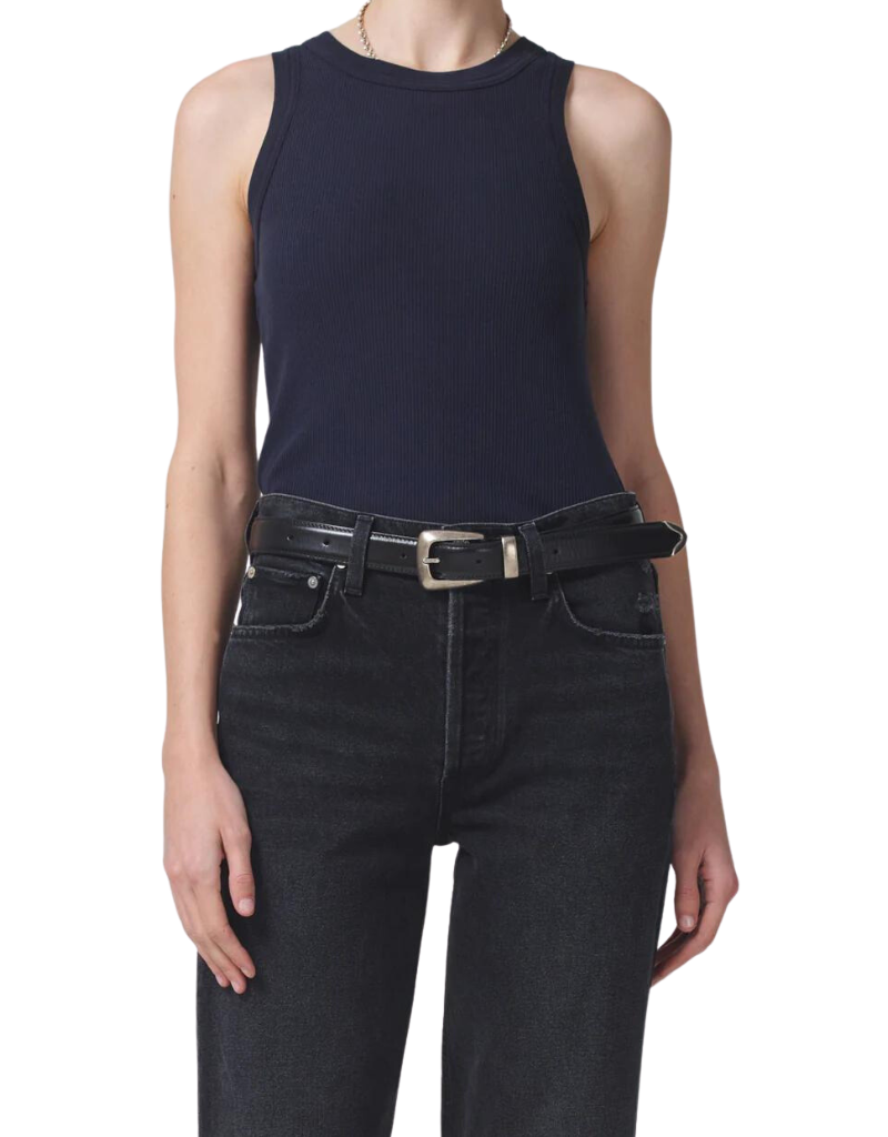 Citizens of Humanity Isabel Rib Tank in Navy