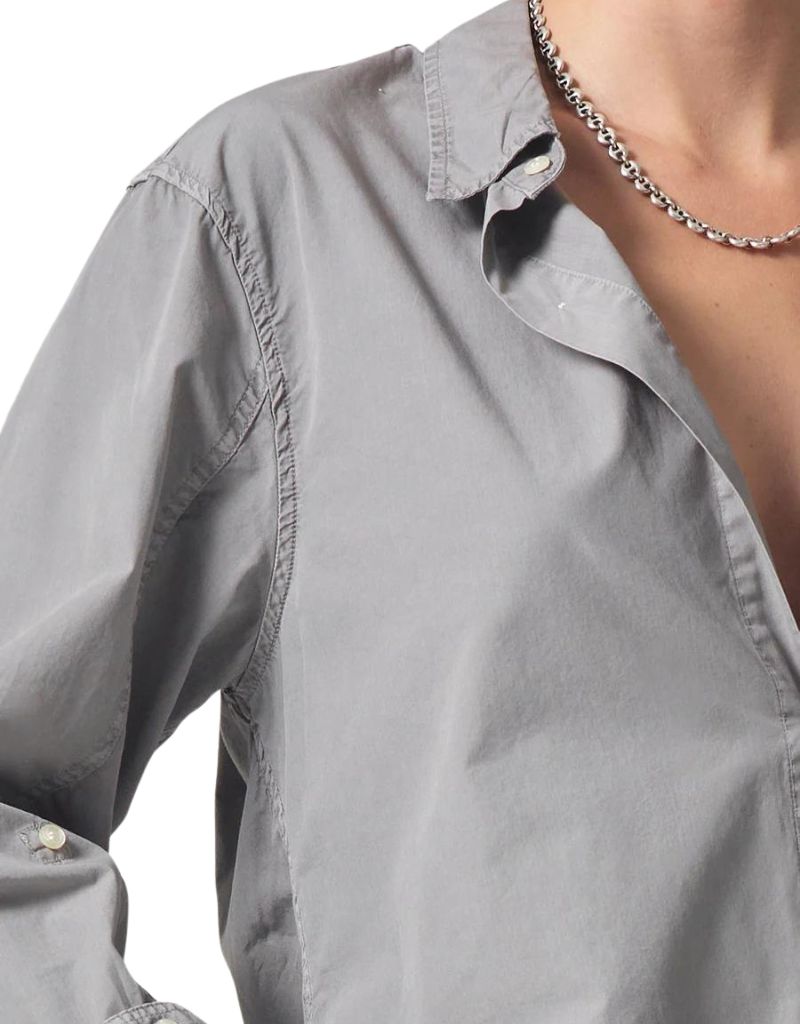 Citizens of Humanity Kayla Shrunken Shirt in Taupe