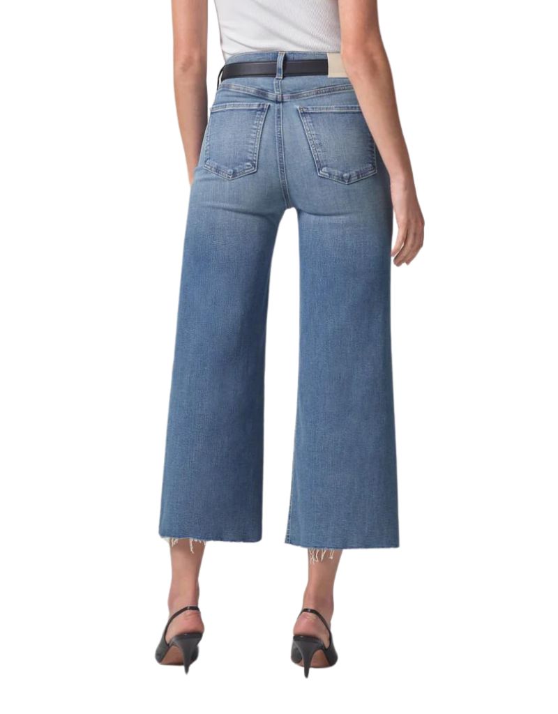 Citizens of Humanity Lyra Cropped Wide Leg in Abliss