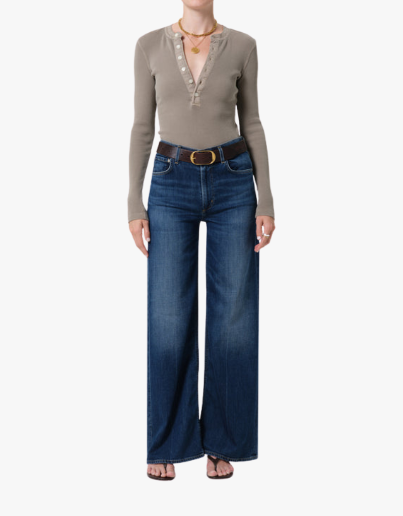 Citizens of Humanity Lyra Long Jean 32” in Elm