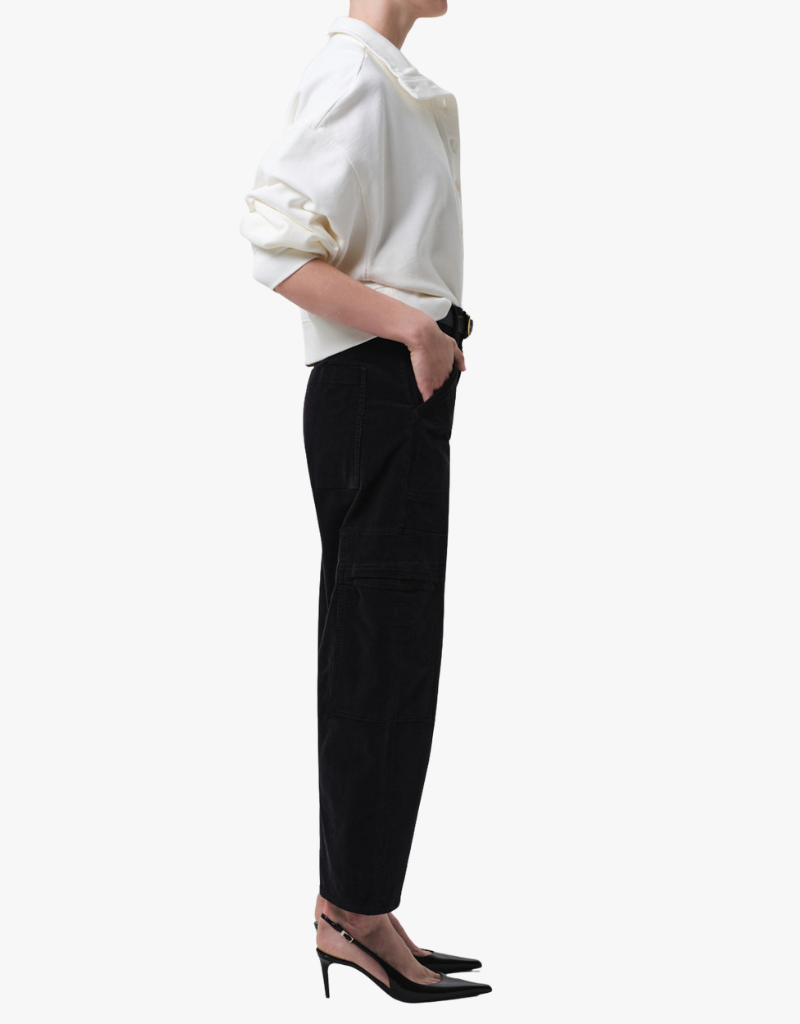Citizens of Humanity Marcelle Corduroy Pants in Charcoal