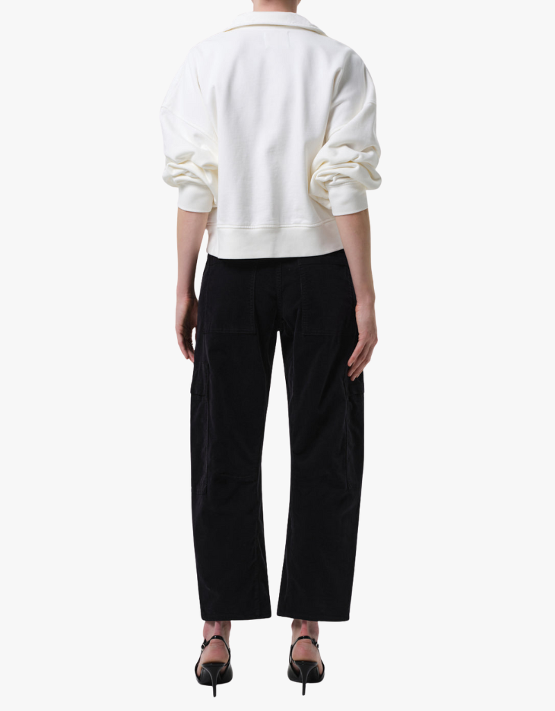 Citizens of Humanity Marcelle Corduroy Pants in Charcoal