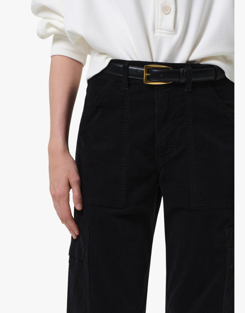 Citizens of Humanity Marcelle Corduroy Pants in Charcoal