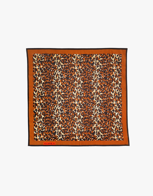 Clare V. Bandana in Caramel Multi