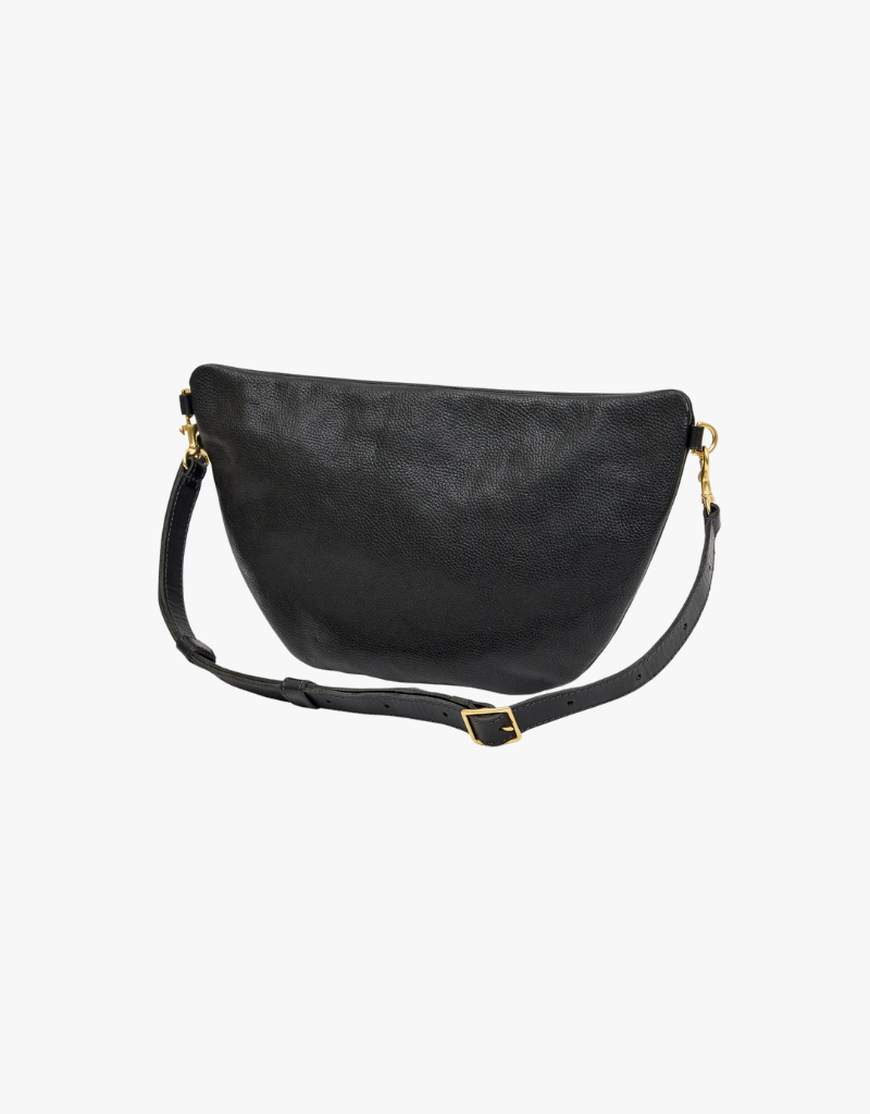 Clare V. Grande Fanny - Petit Caviar in Black