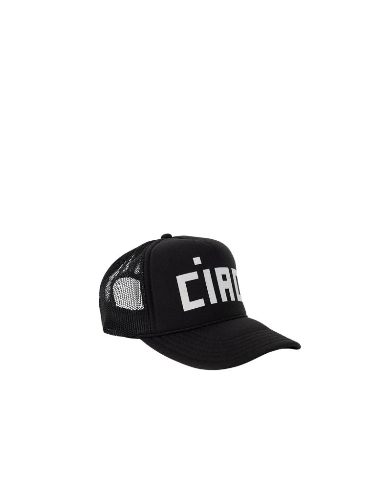 Clare V. Trucker Hat in Black Ciao