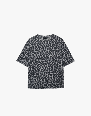 Anine Bing Cohen Tee in Green Leopard