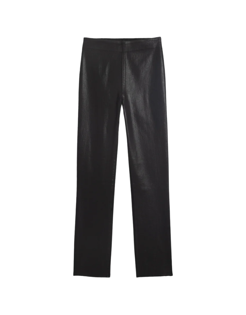 Frank & Eileen Derry Illusion Pull-On Pant in Black Wax (Italian Dream Denim)