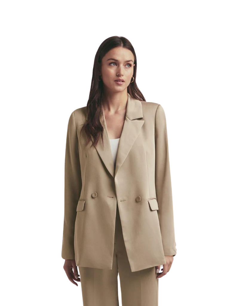 Favorite Daughter The Suits You Blazer in Beige