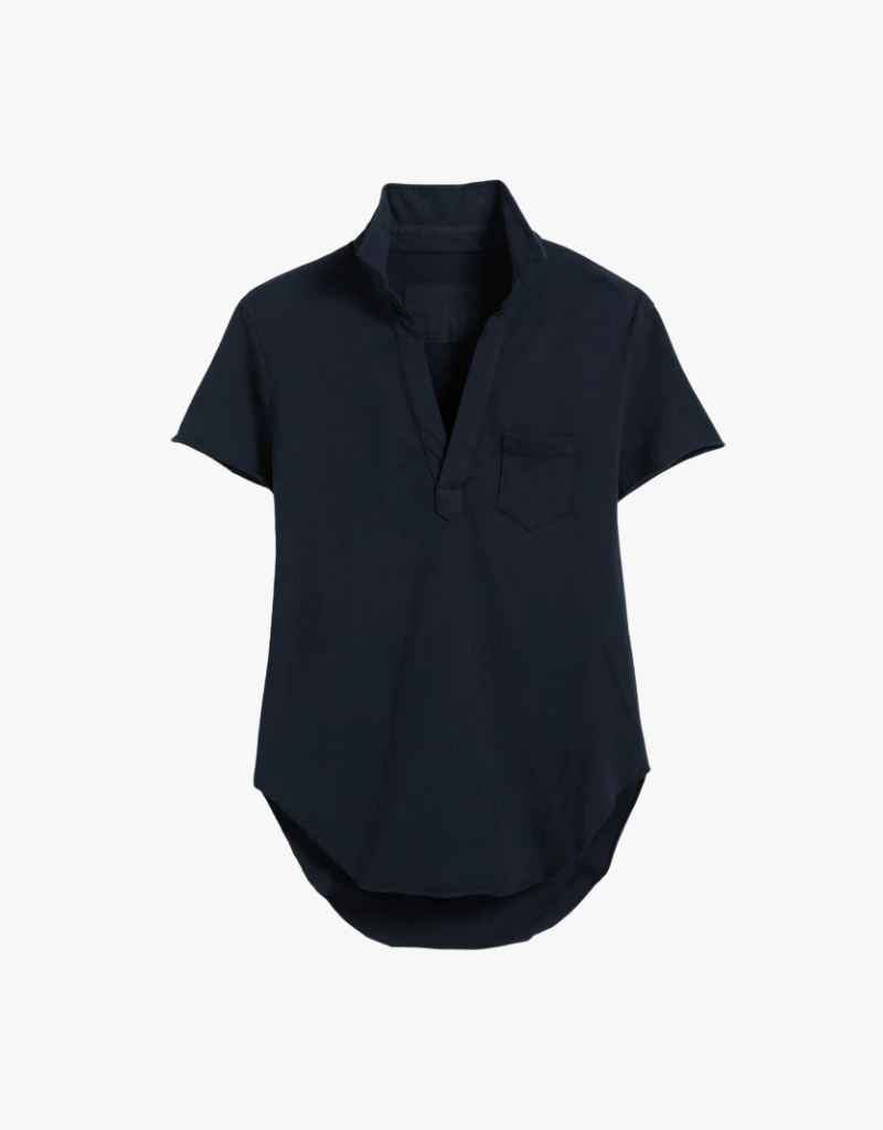 Frank & Eileen Charlotte Perfect Polo Shirt in British Royal Navy (Heritage Jersey)