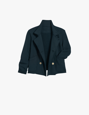 Frank & Eileen Cropped Sweatshirt Peacoat in Vintage Navy