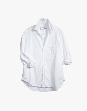 Frank & Eileen "Eileen" Relaxed Button Up Shirt in White
