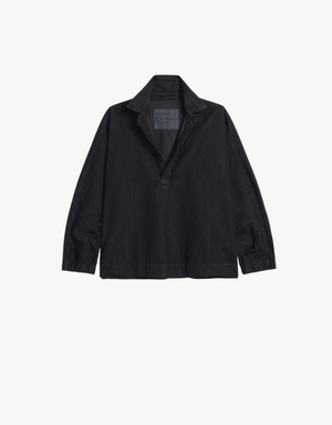 Frank & Eileen Gabi Popover Shirt in Blackout