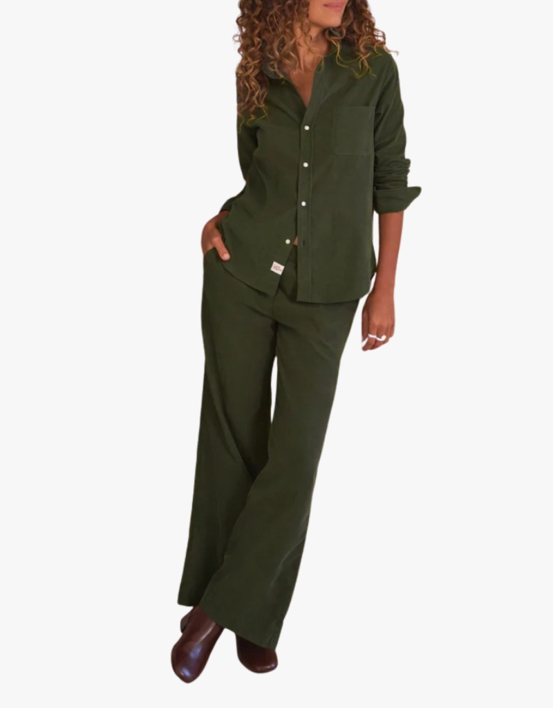 Frank & Eileen Scotland Getaway Set in Green Corduroy