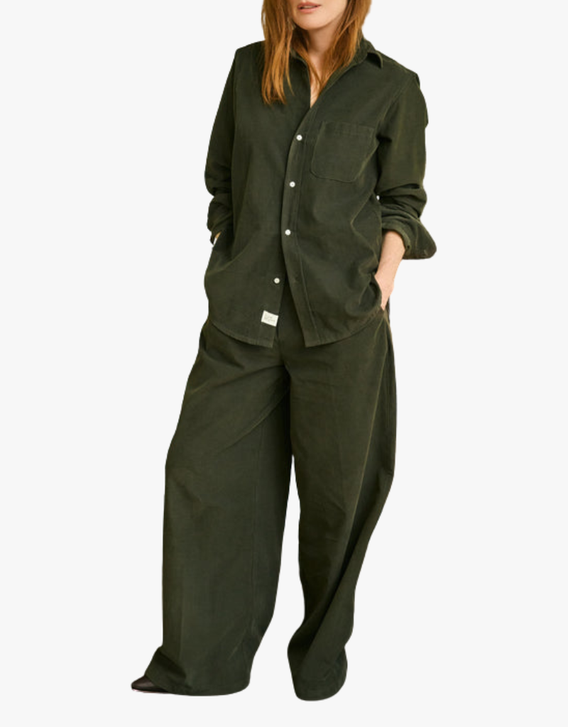 Frank & Eileen Scotland Getaway Set in Green Corduroy