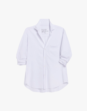 Frank & Eileen Waverly Button Up Shirt in White